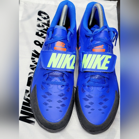 Nike Zoom Rival SD 4 Throwing Shoes Rotational Blue Sz 10.5 Men NIB - Picture 4 of 10